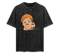 Escanor Sin of Pride Seven Deadly Sins Nanatsu No Taizai Chibi Men's Summer Casual Wash Tee Tops Size 3XL