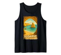 Escapade côtière de l'Algarve : Vue de Voyage au Portugal Débardeur