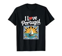 Escapade Nautique sous Le Soleil du Portugal T-Shirt Graphique avec Valeur