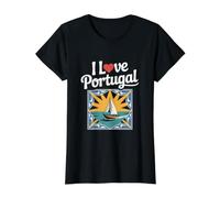 Escapade Nautique sous Le Soleil du Portugal T-Shirt Graphique avec Valeur