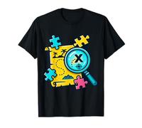 Escape Adventure Puzzle Map Kids 7-12 Teachers Families Club T-Shirt