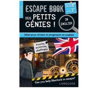 Gilles Saint-Martin – Escape Book des petits génies in English – De la 4e à la 3e – Broché