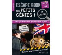 Escape book des petits génies – en anglais – de la 5e à la 4e – Larousse