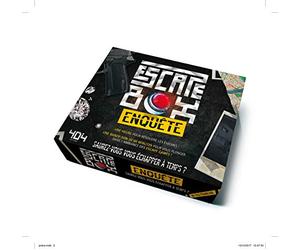 Escape Box Enquête - Escape game adulte de 2 à 5 joueurs - Dès 14 ans et adulte