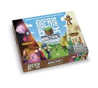 Escape Box Minecraft NON OFFICIEL - 3 aventures incroyables dans ton jeu vidéo préféré - Jeux de société - Escape Game - Activités jeu vidéo - Cadeau