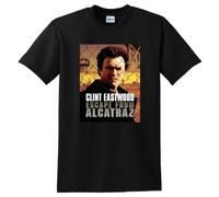 Escape from Alcatraz T Shirt bluray DVD Cover Poster Tee Small Medium LARGEBlackM