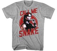 Escape from New York Call me Snake Plissken Men's T Shirt Smoke Kurt Russell Top Gray Heather