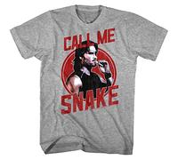 Escape from New York Call Me Snake Plissken Men's T T-Shirts à Manches Courtes Smoke Kurt Russell Top(XX-Large)