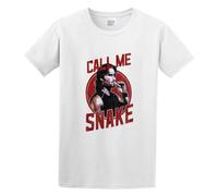 Escape from New York Call Me Snake Plissken Smoke Kurt Russell T-Shirt White M