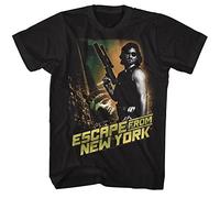 Escape from New York Escape from New York Black Adult T-T-Shirts à Manches Courtes Tee(Large)
