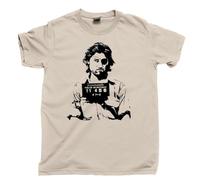 Escape from New York T Shirt Snake Plissken Mug Shot Science Fiction Movie Tee(XX-Large)