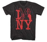 Escape from NY I Love NY Snake Plissken Kurt Russell Action Mens T-Shirt Unisex Graphic Black Tee Shirt M