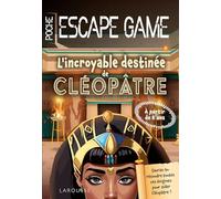 Escape game de poche junior : L'incroyable destinée de Cléopâtre - Valérie Cluzel - Larousse - broché - Livre-jeu