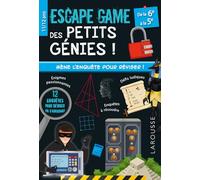 Larousse – Escape game des petits génies – 6e-5e – Cahier de vacances