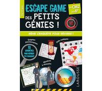 ESCAPE GAME des PETITS GENIES - CM2-6e - Cahier de vacances