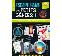 Mallory Monhard – Escape Game des Petits Génies – CM2-6e – Cahier de vacances – Broché – Larousse