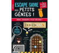 Escape game des petits génies - CE2-CM1 - Cahier de vacances