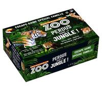 Escape game famille - UNE SAISON AU ZOO Perdus dans la jungle ! - - Collectif - Larousse - Jeux livres objets