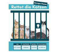 Escape Game für Kinder: Rettet die Katzen: Spannendes Rätsel-Abenteuer zum Ausdrucken & Spielen | Escape Room für Zuhause, Kindergeburtstag & Gruppen | Für 4-8 Kinder ab 8 Jahren