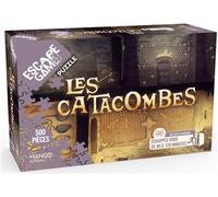 Escape game puzzle - Les catacombes - 500 pièces - Valérie Cluzel - Mango - Jeux livres objets