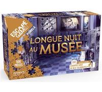 Escape game puzzle - Longue nuit au musée - 500 pièces - Amandine Hilt - Mango - Jeux livres objets