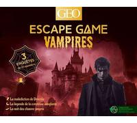 Escape Game Vampires - Collectif - Geo Prisma Media - Boîte ou accessoire - Jeux livres objets