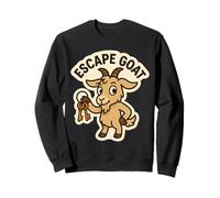 Escape Goat Escape Room Lover Pun Bouc émissaire Wordplay Blague Sweatshirt