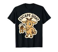 Escape Goat Escape Room Lover Pun Bouc émissaire Wordplay Blague T-Shirt