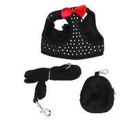 Escape Proof Dog Harness and Leash Set | Adjustable Comfort Fit No Pull Vest for Small Dogs/Cats | Breathable Mesh Walking Jacket for Jogging & Training | Includes Key Case (M.)