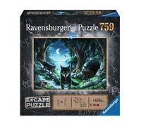 Ravensburger - Escape Puzzle - Histoires de Loups - pour Adultes et Enfants dès 12 Ans - 759 pièces, 1 Guide de Jeu, 1 enveloppe Solution - Inspiré des Jeux d'évasion - 16434