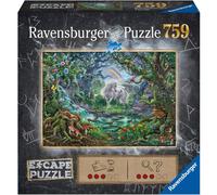 Ravensburger - Escape Puzzle - La Licorne - pour Adultes et Enfants dès 12 Ans - 759 pièces, 1 Guide de Jeu, 1 enveloppe Solution - Inspiré des Jeux d'évasion - 16512
