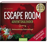 Escape Room Adventskalender. Weihnachtliche Schnitzeljagd: 24 knifflige Rätsel zum Aufschneiden