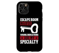 Escape Room Master Wrong Indications are My Specialty Game Coque pour iPhone 11 Pro