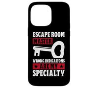Escape Room Master Wrong Indications are My Specialty Game Coque pour iPhone 14 Pro Max