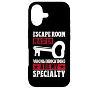 Escape Room Master Wrong Indications are My Specialty Game Coque pour iPhone 17
