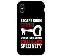Escape Room Master Wrong Indications are My Specialty Game Coque pour iPhone X/XS