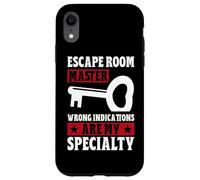 Escape Room Master Wrong Indications are My Specialty Game Coque pour iPhone XR