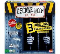 Escape Room: The Game - Vol. 1 , 3 Thrilling Escape Rooms in Your Own Home! , Board Games for Adults , For 3-5 Players , Ages 16+