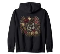 Escape Squad Escape Room Puzzle Mystère Floral Vintage Sweat à Capuche