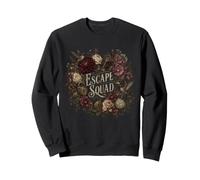 Escape Squad Escape Room Puzzle Mystère Floral Vintage Sweatshirt