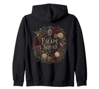Escape Squad Escape Room Puzzle mystère Gothique Floral Sweat à Capuche