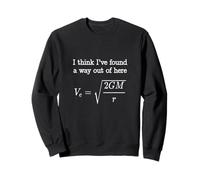 Escape Velocity Gravity Physics Engineers Engineers Student Sweatshirt