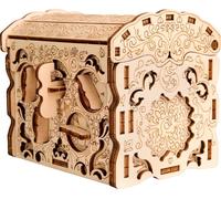 EscapeWelt Casse-tête en bois Boîte à trésors secrète