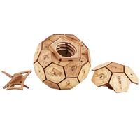 ESC WELT Quest Ball Boîte Secrète - Jeu d'Escape Room 3D - Casse-tête en Bois pour Adultes et Adolescents - Puzzle ingénieux avec Compartiment caché - Jeu Familial interactif