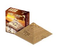 ESC WELT Quest Pyramid Jeu de Puzzle 3D - 3 en 1 Jeu de Puzzle en Bois - Casse-têtes - Boîte à Cadeau Jeu d'énigmes - Pâques Boîte de Puzzle pour Adultes - Cadeau Puzzle 3D en Bois - Jeu d'évasion