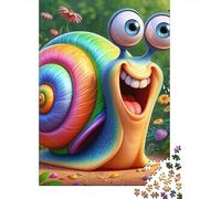 Escargot 1000 Morceaux Papier Écologique Casse-tête Entraînement Cérébral Facile Nettoyer Divertissement Weekend Domicile 70x50cm/1000pcs