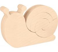 Escargot 3d - 15x10,4 Cm - Bois
