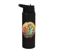 Escargot au soleil, Snailed It Funny Lazy Slow Snail Sweat Stainless Steel Insulated Water Bottle
