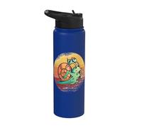 Escargot au soleil, Snailed It Funny Lazy Slow Snail Sweat Stainless Steel Insulated Water Bottle