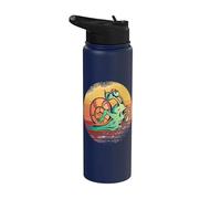 Escargot au soleil, Snailed It Funny Lazy Slow Snail Sweat Stainless Steel Insulated Water Bottle